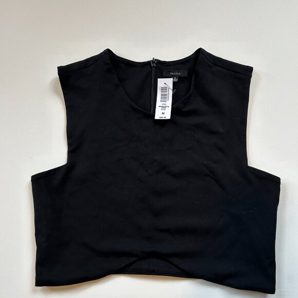 Aritzia Talula Manzanita Black Crop Tank - Size M - Picture 2 of 6
